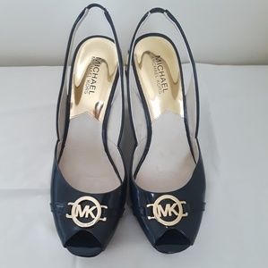 Michael Kors Rochelle Sling Open Toe Wedges